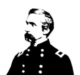 JPA100021M
Joshua L. Chamberlain, vector portrait.