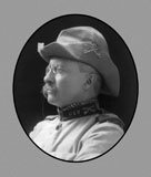 JPA100040M
Digitally restored vector portrait of Colonel Theodore Roosevelt.