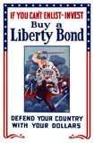 JPA100145M
World War Two poster of a swordsman representing a liberty loan.