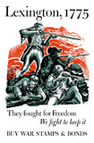 JPA100322M
World War II poster of American Minutemen firing their rifles.