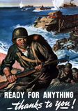 JPA100362M
Digitally restored war propaganda poster.