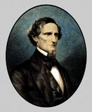 JPA100574M
Vintage painting of Confederate President Jefferson Davis during The Civil War.