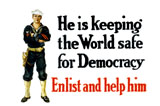 JPA100690M
Vintage World War One poster of a sailor standing with his arms crossed.