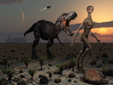 MAS100054P
Reptoids tame dinosaurs using telepathy.