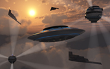 MAS100206S
Artist's concept of alien stealth technology.