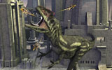 MAS100377P
A cloned Allosaurus being sedated by robotic devices.