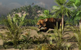 MAS100415P
A lone carnivorous Sabre-Toothed Tiger stalking its next meal.