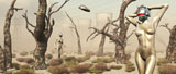 MAS100521S
Robots walking about a landscape destroyed by pollution.