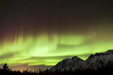 PHA100042S
Bright aurora borealis, Annie Lake, Yukon, Canada.