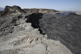 RRS300076S
South pit crater filled by basaltic lava flows, Erta Ale volcano, Danakil Depression, Ethiopia.