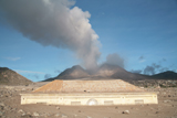 RRS300237S
Plymouth Courthouse buried in lahar deposits from Soufriere Hills volcano, Montserrat, Caribbean.