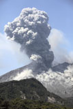 RRS300425S
Ash cloud eruption from Sakurajima volcano, Japan.