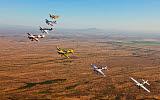 SGR100102M
Extra 300 aerobatic aircraft fly in formation over Mesa, Arizona.