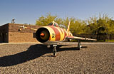 SGR100136M
A Sukhoi Su-7 fighter plane captured from the Iraqi Air Force.