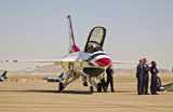 SGR100138M
An F-16A Fighting Falcon of the U.S. Air Force Thunderbirds.