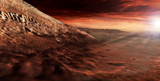 SHB100006S
Dark dunes march along the floor of Gale Crater, Mars.