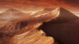 SHB100010S
A light winter's frost forms in Mojave Crater, trapped by the crater's mountainous walls.