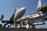 STK100614M
A weapons skid carrying 500-pound (GBU-12) laser guided bombs.