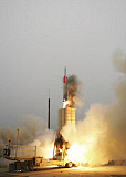 STK100620M
An Arrow anti-ballistic missile interceptor is launched from its mobile platform.