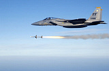 STK100751M
An F-15 Eagle fires an AIM-7 Sparrow medium range air-to-air missile.