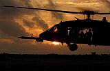 STK101091M
An HH-60G Pave Hawk helicopter prepares to land.