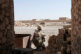STK101126M
A scout provides security while on patrol during Operation Steel Curtain.