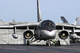 STK101155M
An S-3B Viking prepares to launch from the flight deck aboard USS Theodore Roosevelt.