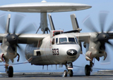 STK101556M
An E-2C Hawkeye conducts an arrested landing.