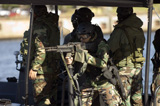 STK101632M
An Iraqi Solider mans a M-60 machine gun.