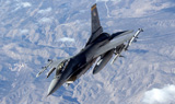 STK101664M
An F-16 Fighting Falcon in flight.