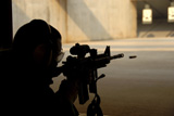 STK102173M
An Airman tests his skills at the shooting range.