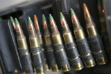 STK102506M
Belted bullets for an M-249 squad automatic weapon.