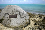 STK102649M
A memorial to prisoners of war on Wake Island.