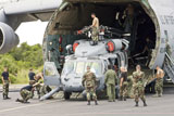 STK102759M
Soldiers loading helicopters onto a C-5 Galaxy.