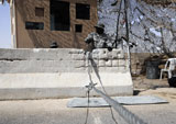 STK102766M
Airman stands post to the entry control point to Bedrock.