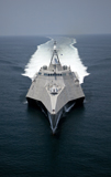 STK103170M
The littoral combat ship Independence underway during builder's trials in the Gulf of Mexico.