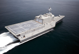 STK103171M
The littoral combat ship Independence underway during builder's trials in the Gulf of Mexico.
