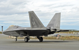 STK103175M
An F-22 Raptor taxi's the runway on Elmendorf Air Force Base, Alaska.