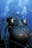 STK103537M
SEAL Delivery Vehicle Team members launching a SEAL Delivery Vehicle from the back of USS Philadelphia.