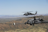 STK103572M
Two HH-60 Pave Hawks refuel over the desert surrounding Davis-Monthan Air Force Base, Arizona.