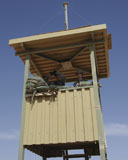 STK104714M
U.S. Air Force Airmen provide security overwatch at Al Asad Air Base, Iraq.