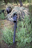 STK104767M
Soldiers practice sniper skills on a shooting range.