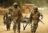 STK105120M
Seabees conduct a mass casualty drill at Fort Hunter Liggett, California.