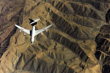STK105177M
A U.S. Air Force E-3 Sentry aircraft over Afghanistan.