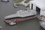 STK105199M
The Coronado littoral combat ship is rolled out at the assembly bay.