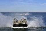 STK105214M
A group of landing craft air cushions transit the Atlantic Ocean.