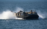 STK105222M
A landing craft air cushion transits the Arabian Gulf.
