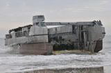 STK105360M
A French landing craft comes ashore during Exercise Bold Alligator.