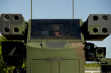 STK105372M
U.S. Army Specialist operates an Avenger missile system.