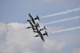 STK105471M
The Black Diamond Jet Team fly in diamond formation.